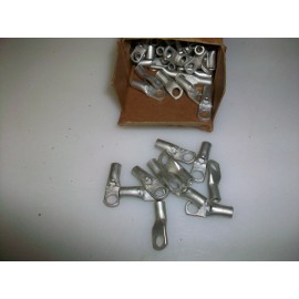 MIL SPEC NOS BOX OF 100 MIL SPEC RING TONGUE TERMINAL LUGS   YAV10L63   5940-00-194-48