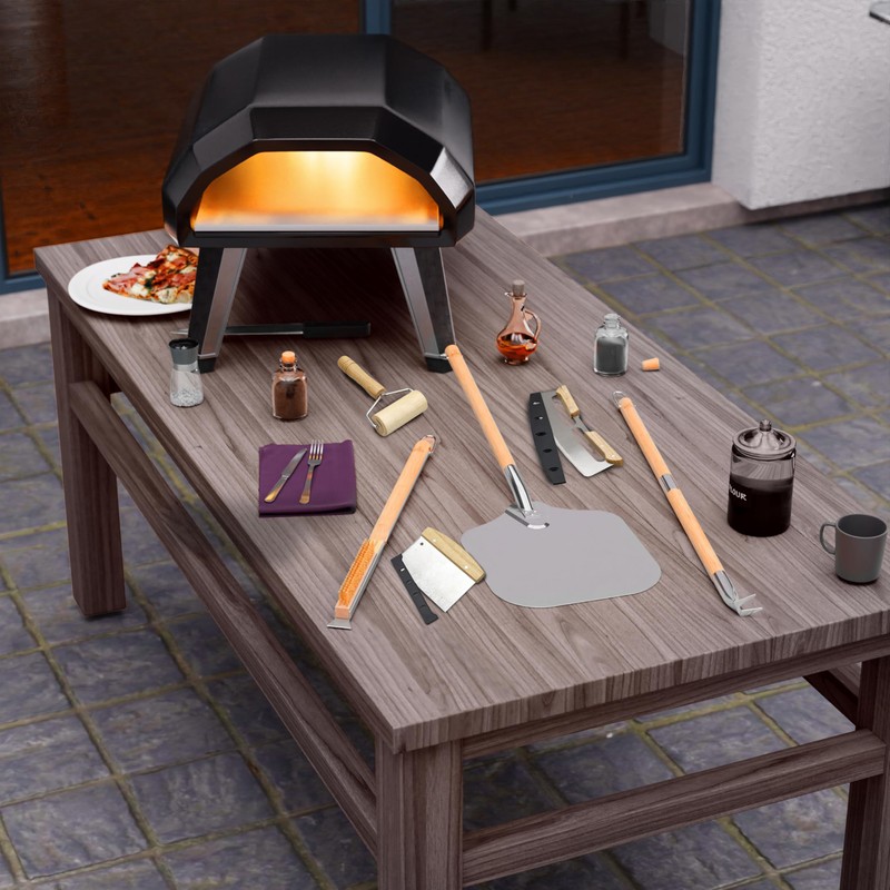 Premium Pizza Oven Accessories Kit - 6-Piece Set for Home
