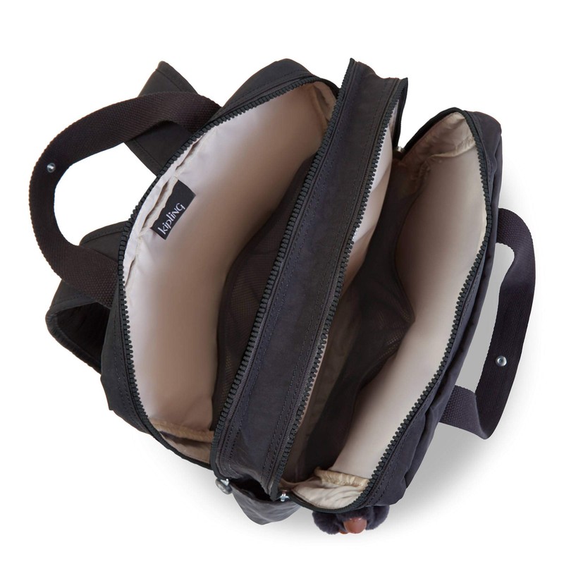 Kipling Audrie Backpack Diaper Bag Black Tonal (Black Tonal)
