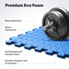 Home Gym Mat, Puzzle Exercise Mat, EVA Interlocking Foam Floor