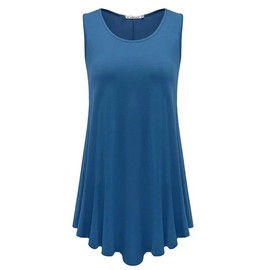 Zeagoo Summer Dress Women's Knee-Length Sleeveless Summer Dresses Sexy Elegant Dress Beach Dresses Mini Dress Festive Dresses Dress A-line Short Summer Dress S-XXL, darkblue