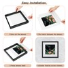 MUYE 5x7 Floating Frames Set of 2,Double Glass Picture Frame