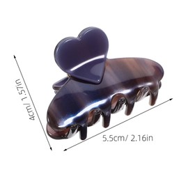 Baluue 2pcs Cute Heart Hair Clips for Small Clips for Thin Hair Stylish Accessories for Women and Teen Girls and Easy to Use for Everyday