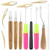 Qililandiy 13 Pieces Dreadlock Crochet Hook Tool Set for Hair