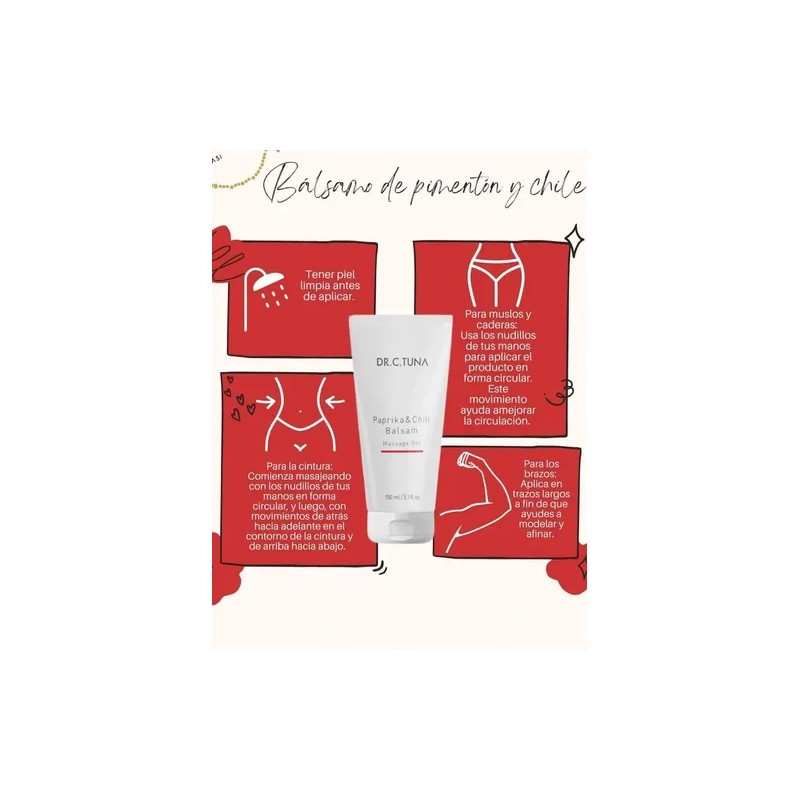 Gel De Masaje / Balsamo De Paprika Y Chile /