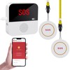 Wireless Personal Alarms for Elderly - Caregiver Seniors Pager Alarm,