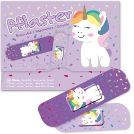 Lutz Mauder 14643 Children's Plasters Rainbow Unicorn Pack of 10