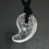 [NeoVenus] Natural Stone Magatama Necklace, Crystal, Quartz, 1 Piece
