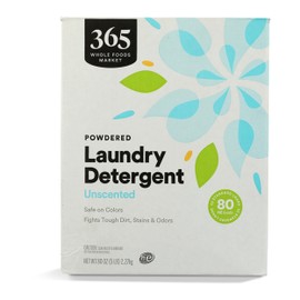 365 by Whole Foods Market, Powdered Laundry Detergent, Unscented, 80 HE Loads, 80 Ounce