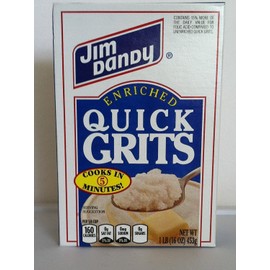 Jim Dandy Enriched Quick Grits, 16 Ounce Box (Pack of 2 Boxes, 32 Ounces Total)