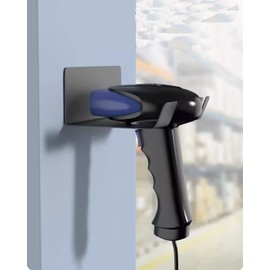 Wall Mount Barcode Scanner Holder, Universal Barcode Scanning Holder, Barcode Reader Rack Bracket Accessiors Fit for Most Scanner Barcode Scanners Label Readers