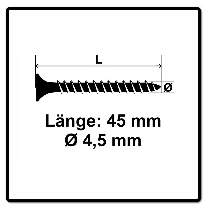 Power-Fast II Wood Screw Full Thread Countersunk Head TX20 Blue