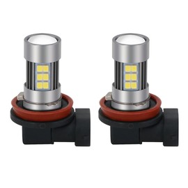 BlyilyB H11/H8 5800K Daily White High Brightness LED Fog or DRL Lamps Replacement For Cars (Pack of 2)