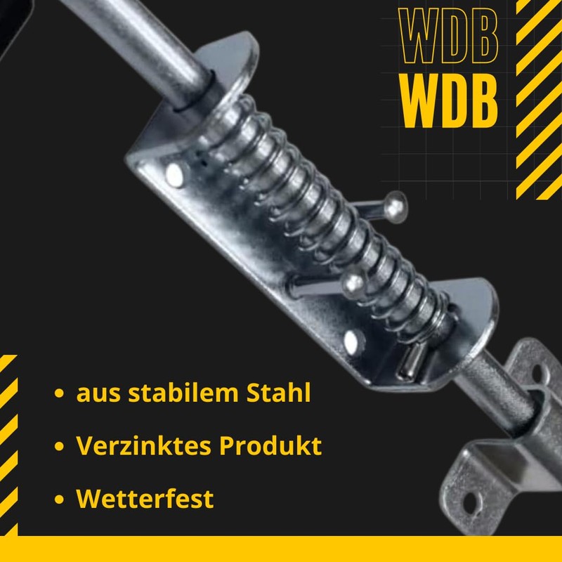 WDB - Door Bolt - Door Lock 220 mm -