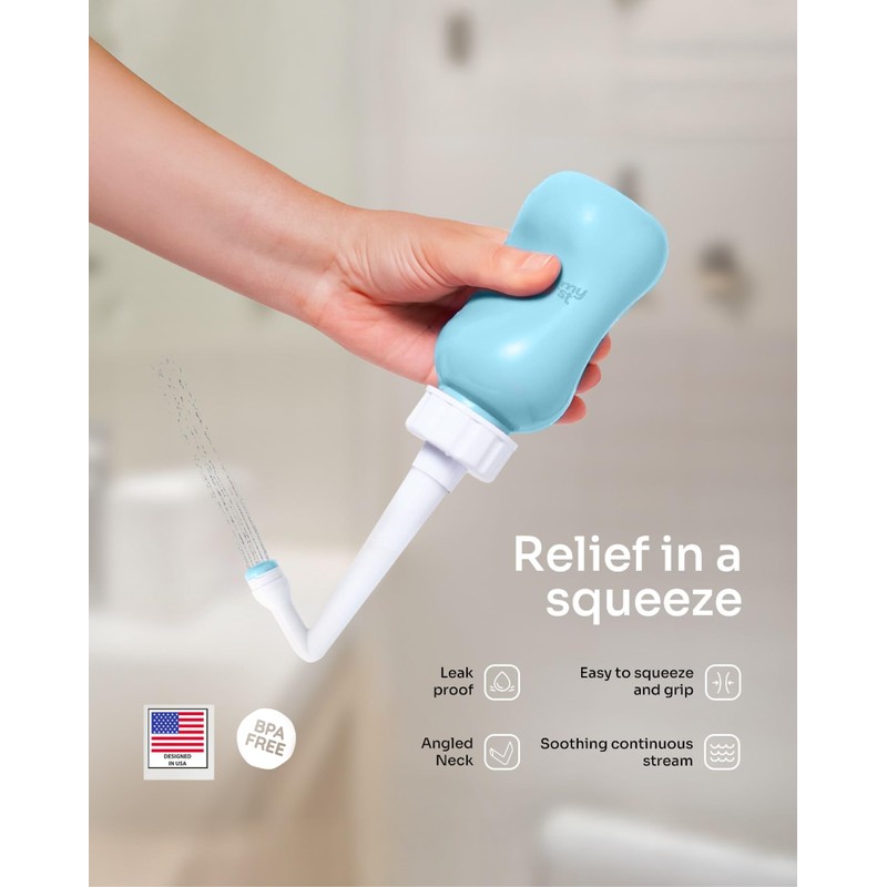 Mommy First® Peri Bottle for Postpartum Care | Upside Down