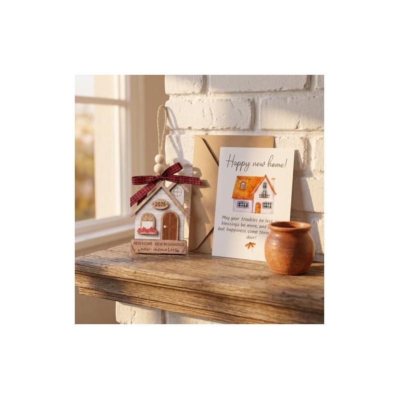 Merzio New Home Ornament Gifts 2026, Housewarming Gifts for New