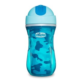 Chicco Sport Cup Insulated Bottle 14Μ+ in Blue Color, 266ml