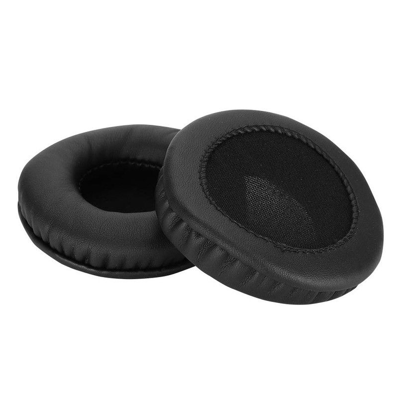 One Pair Replacement Ear Pads Universal Replacement Black Cotton Headphone