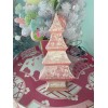 Two's Company Chinoiserie Pastel Pink Christmas Tree