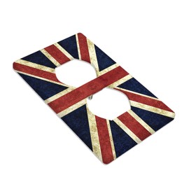 Moslion UK Flag Outlet Covers England United Kingdom Britain British Flags Vintage 1-Gang Wall Plate Duplex Standard Receptacle Plug Cover Bedroom Bathroom