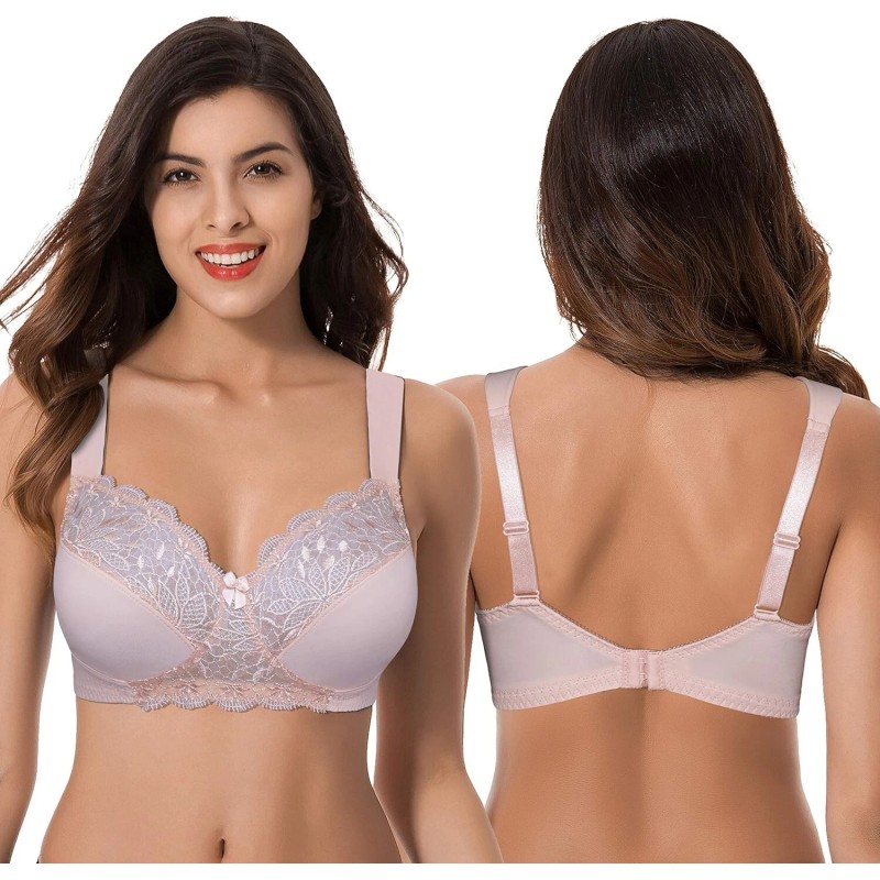 Curve Muse Plus-Size Wire-Free / Wireless Unlined Comfort Bras Size