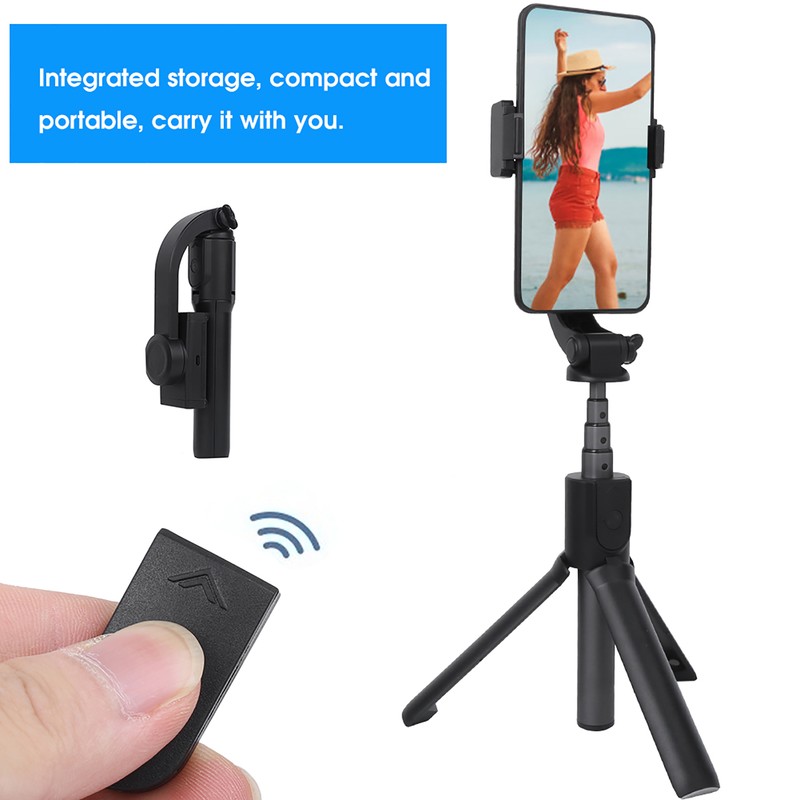 Ballhead Stabilizer Anti‑Shake Tripod Bluetooth Remote Control Selfie Stick for