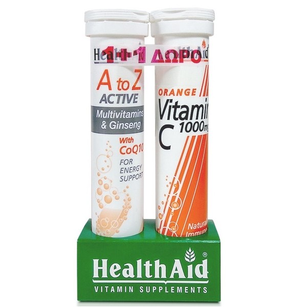 Health Aid Α to Ζ Αctive, 20 eff.tabs & FREE