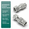 BOGERDACK 2PCS 3/8" NPT Male Stainless Steel Pressure Washer Swivel,