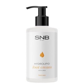 SNB Professional Hydrolipid Foot Cream 250 ml with 8% Urea and Glycerine | 85% of Added Ingredients are of Natural Origin | Foot Care | For Very Dry and Cracked Skin