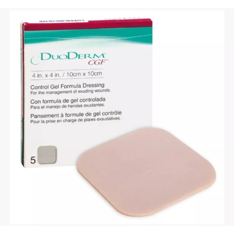 Convatec Duoderm Cgf Parche Hidrocoloide 10x10cm Caja 5 Pzas