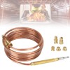 HERCHR 59inch Gas Thermocouple, Gas Stove Universal Thermocouple Fireplace Replacement