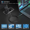 Sonero® USB-C auf USB-C Ladekabel, Handy-Ladekabel, Schnellladekabel USB C, USB