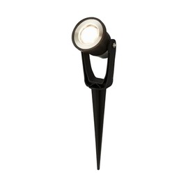 BRILONER - Connect to Shine 12 V Garden System Set of 3 LED Spotlights with Ground Spike, Extension Set, IP65, Warm White Light, Garden Lighting, LED Garden Spotlight, 22.5 x 6 x 5 cm, Black