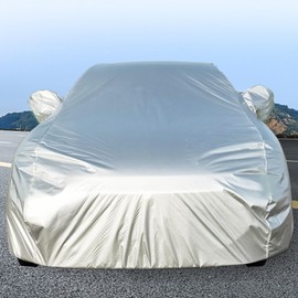 HUSHAX Car Hood, Hatchback Waterproof Car Cover, Half Covering Tool, Waterproof And Breathable, All-Weather Protection For The, Scratch Resistant And Durable Body Protection