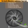16 Inch Electric Radiator Fan Kit, 12 Volt Radiator Electric
