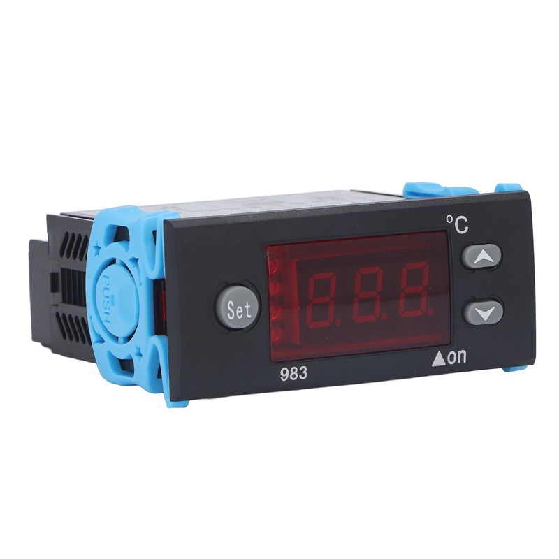 Temperature Controller Cooling Heating Multifunctional Thermostat with Dual Sensor AC220V