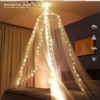 Sublaga Round Mosquito Net for Bed, Large White Bed Canopy
