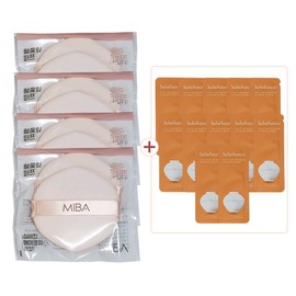 Miva King Petal Puff 2pcs 2pcs + Sulwhasoo Timetreasure Cream Rich Pouch 1mlx6 sheets / 미바 왕꽃잎 퍼프 2개입 2개 + 설화수 진설크림 리치 파우치 1mlx6장