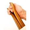 Pea Patch Minstrel-style Teak Rhythm Bones, Wide