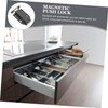 SHINEOFI 4pcs Magnetic Push Latch Touch Open Cabinet Accessory for