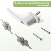 4 Window Lock with Button, Window Handles, Child Lock, Length