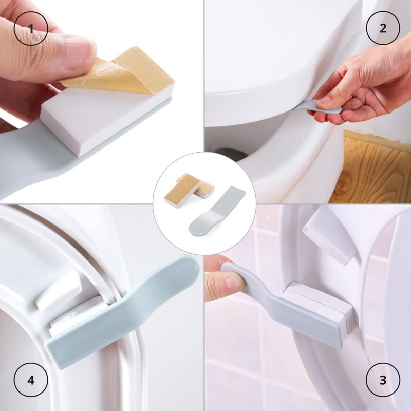 Brush & Style [3 Pieces] Double Flush Push Button for