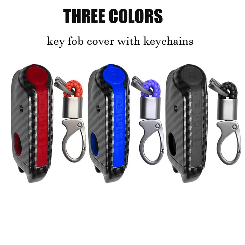 HIBEYO Key Fob Cover for Kia Stinger k900 2018 2019