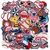 HunnmingRe 72 Pcs Baseball Iron on Patches Chenille Embroidered Baseball