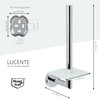 bremermann Lucente Bathroom Series Replacement Toilet Roll Holder Chrome-Plated Stainless
