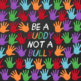 MotiMind 1000 Pcs Anti Bullying Supplies Bulk Against Bullying Hand Shaped Sticky Notes Stop Bullying Sticky Anti Bullying Awareness Decorations for Bulletin Board Classroom School Events, 20 Sets