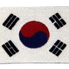 South Korea State Flag Embroidered Korean State Emblem Iron on