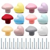 Cionyce 12 Pack Ceramic Cabinet Knobs Heart Shape Cabinet Dresser
