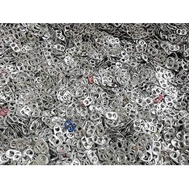 1000 Aluminum Silver Color Pop Soda Beer Tabs (1000 Tabs) (B)