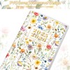 KONVINIT Pocket Calendar 2025-2026, Floral Pocket Calendar 2025-3.7" x 6.7"